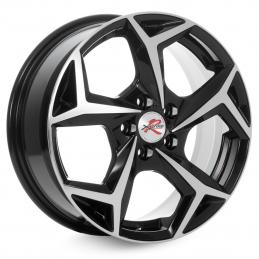 X`trike RST R066 6.5x16 PCD5x100 ET48 DIA 56.1  BK/FP